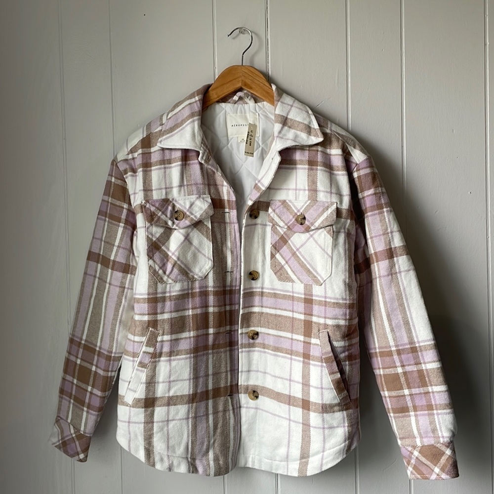 NWT Cozy Flannel Jacket from Aeropostale